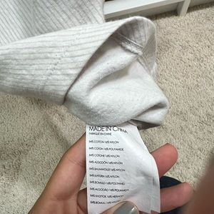 Club Monaco white shirt chevron design